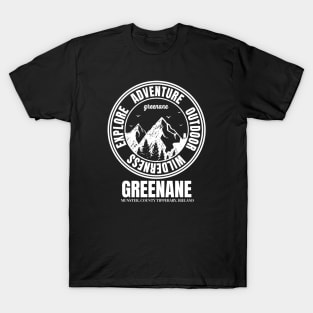 Greenane Mountain, Mountaineering In Ireland Locations T-Shirt